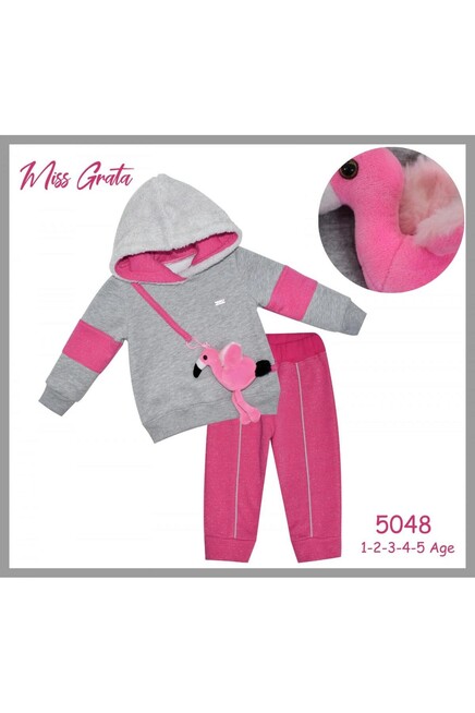 Flamingo Detayli Esofman Takim