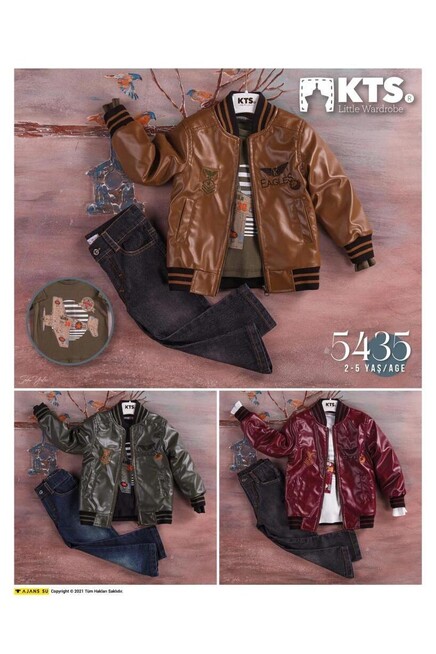 Kapitone Mont Kot Pantolon Takim