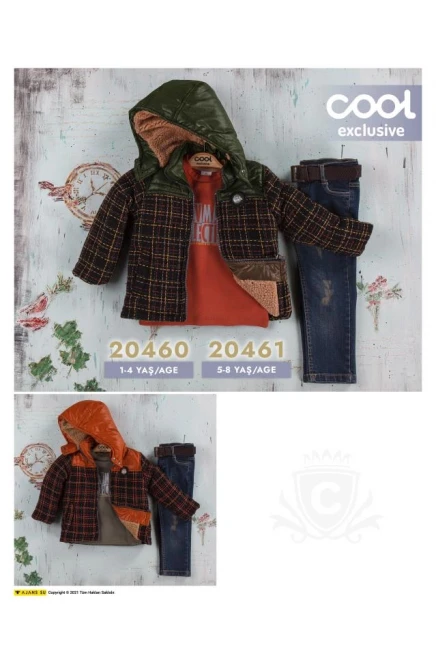 1-4 YEAR Boy PANT SUIT WITH COAT