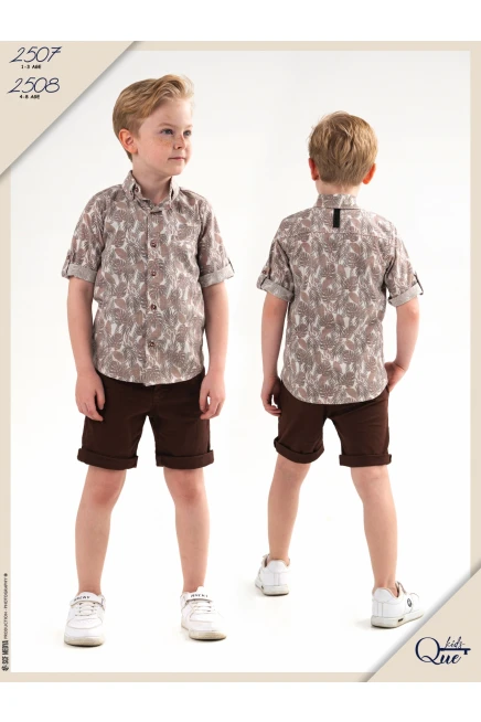 1-4 ГОДА мальчик Рубашка шорты костюм