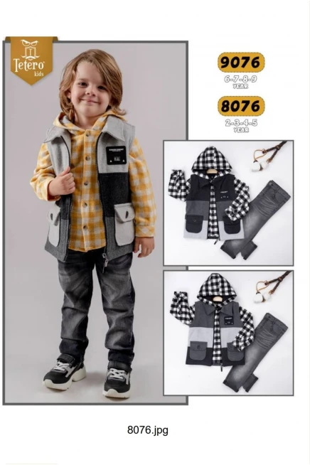 2-5 YEAR Boy PANT SUIT WITH VEST