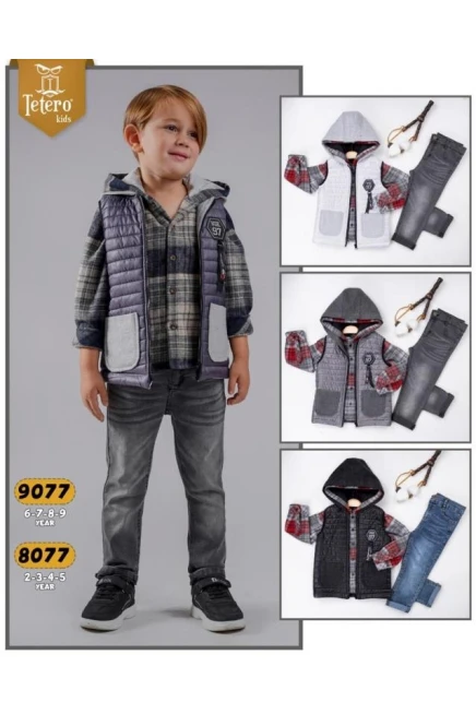 2-5 YEAR Boy PANT SUIT WITH VEST