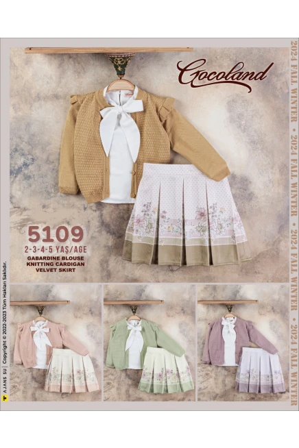 2-5 ГОДА девочка Блузка и юбка костюм