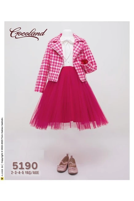 2-5 ГОДА девочка  пиджак с юбкой комплект