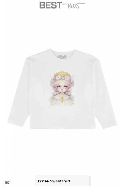 2-6 سنة فتاة تيشرت ثقيل