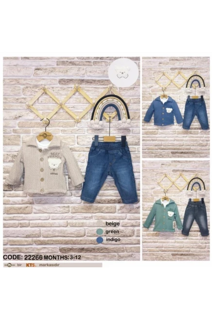 Nakişli Hirka Pantolon Takim