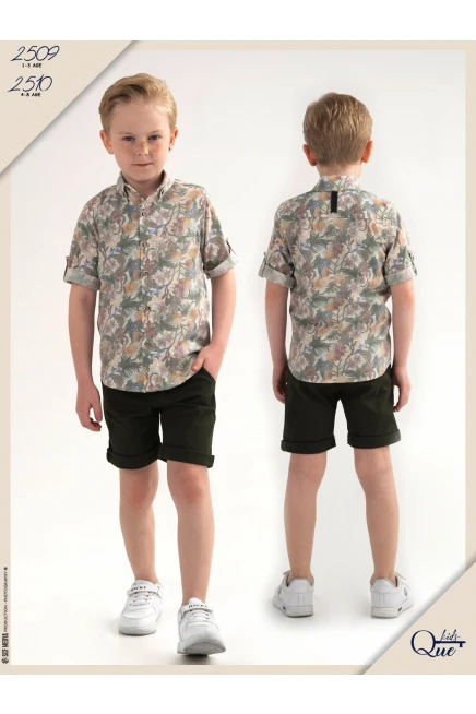 4-8 ГОДА мальчик Рубашка шорты костюм