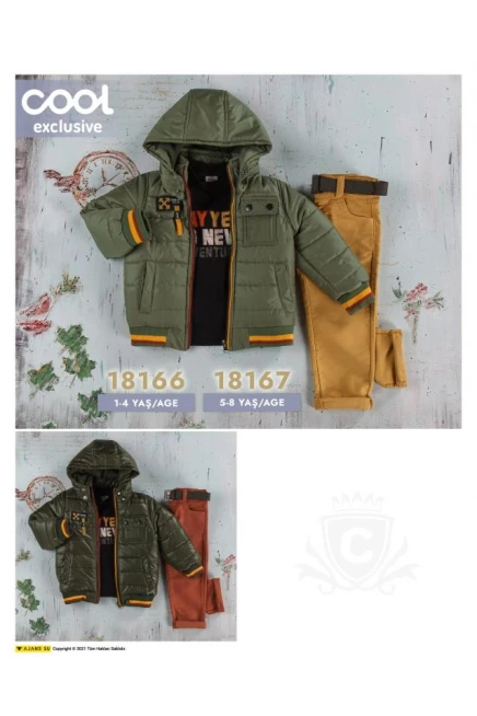 5-8 YEAR Boy PANT SUIT WITH COAT