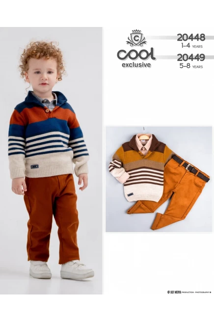 5-8 ГОДА мальчик Свитер брюки костюм