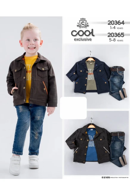 5-8 YEAR TODDLER PANT SUIT WITH JACKET