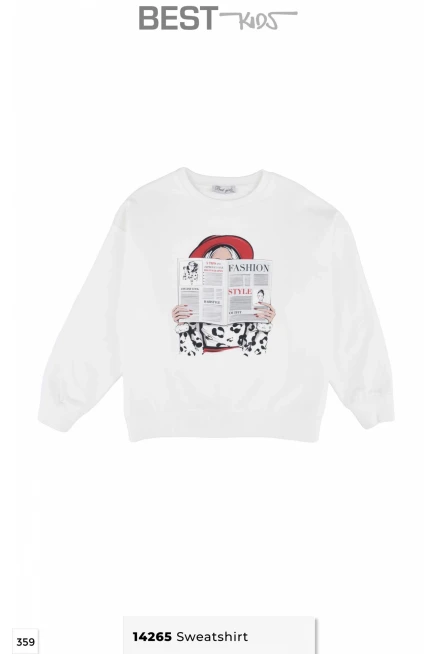 6-14 سنة فتاة تيشرت ثقيل