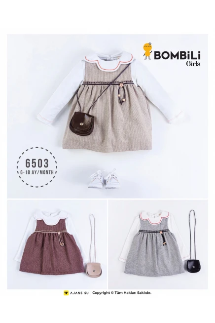 6-18 شهر فتاة  فستان بي بي