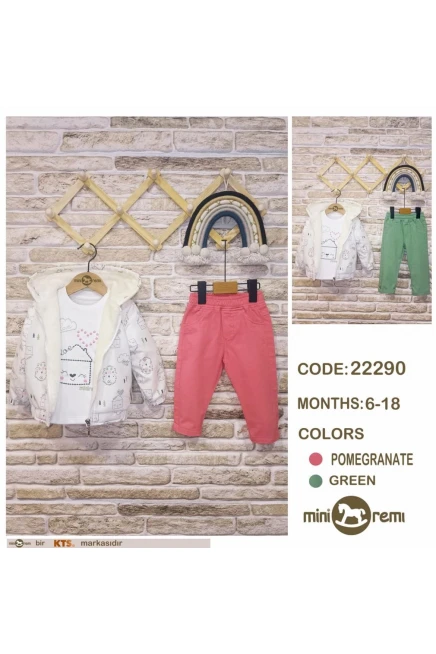 6-18 месяц девочка Костюм для новорожденых