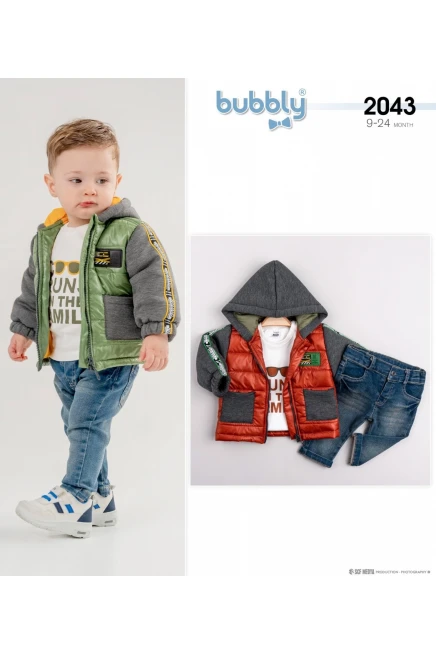 6-24 شهر  قياس أشهر بدله ستره مع سروال