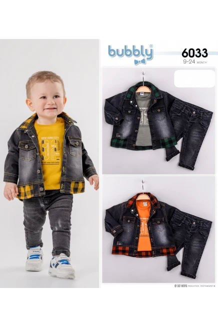 6-24 شهر  قياس أشهر بدله ستره مع سروال