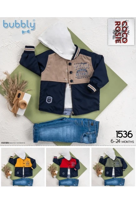 6-24 شهر صبي بدله ستره مع سروال