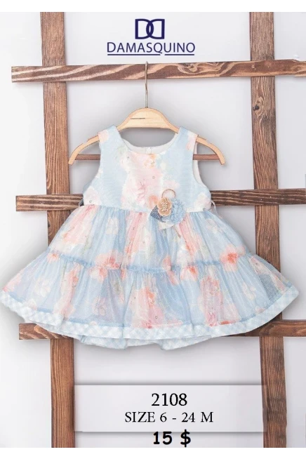 6-24 شهر فتاة فستان