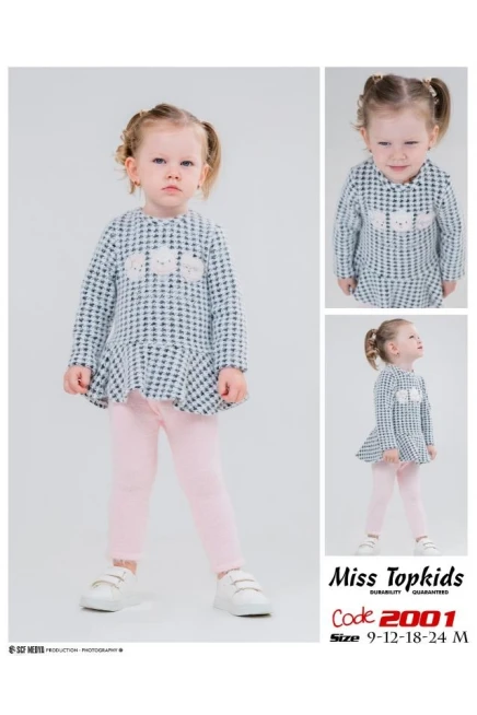 9-24 MONTH BABY LEGGING SET WITH BLOUSE