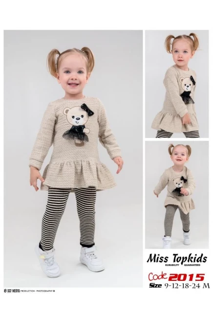 9-24 شهر  قياس أشهر طقم فيزون مع بلوز