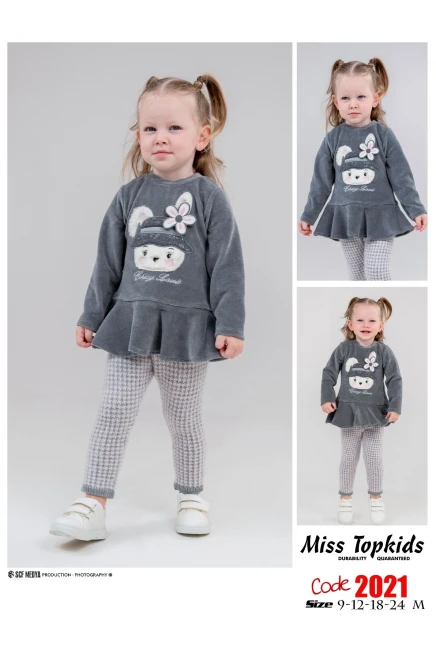 9-24 MONTH Girl KNIT LEGGING SET