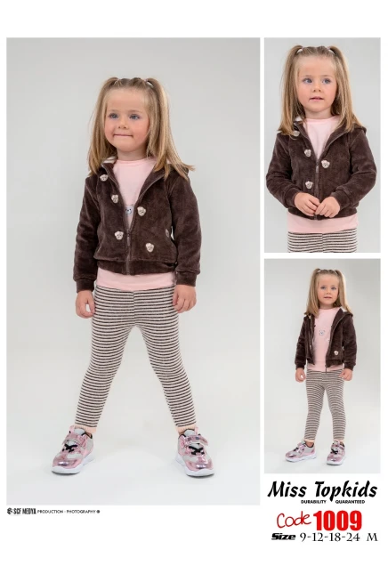 9-24 месяц девочка Кардиган брюки костюм