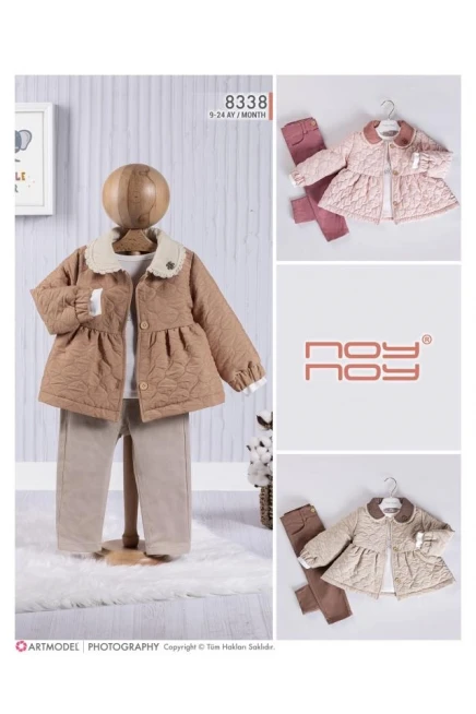 9-24 شهر فتاة بدله ستره مع سروال