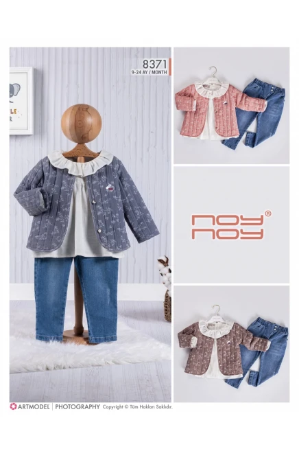 9-24 месяц девочка Костюм с пиджаком и брюками