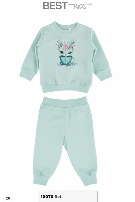 9-24 месяц девочка Спортивный костюм