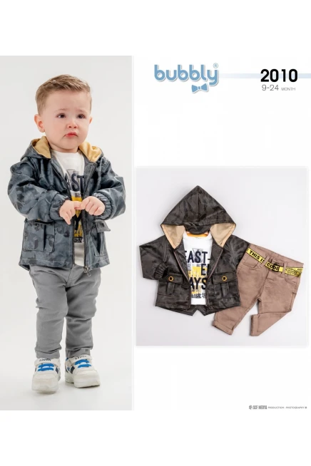 Kamuflaj Mevsimlik Spor Ceket Pantolon Takim