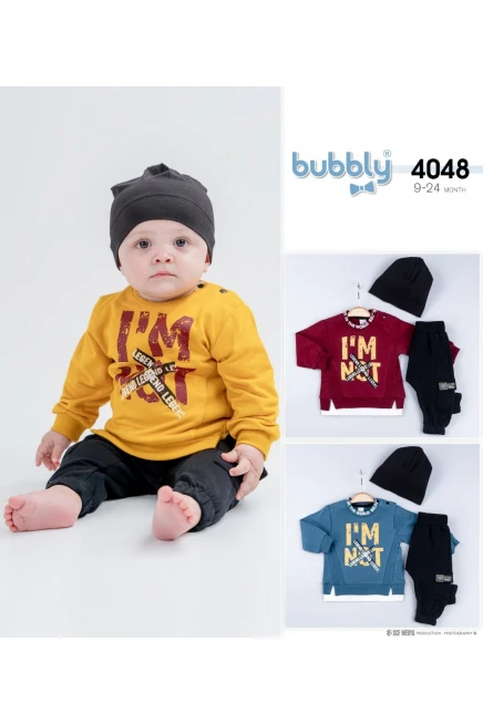 Yazi Baskili Bereli Esofman Takim