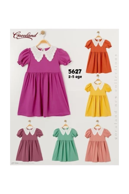 Dantelli Bebe Yaka Elbise