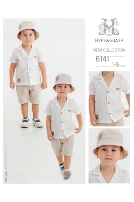 1-5 YEAR Boy SHORTS SET WITH SHIRT