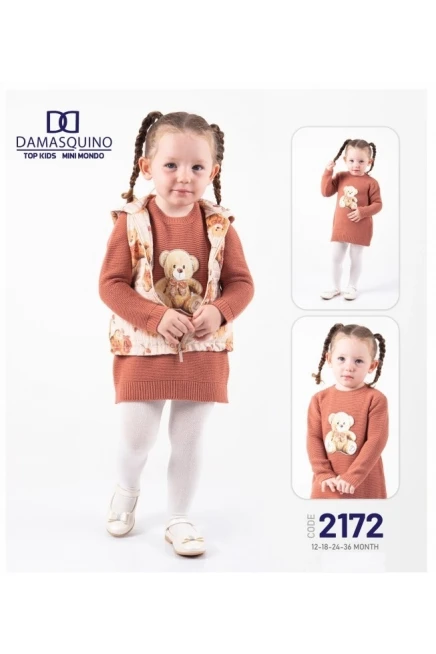 12-36 месяц девочка Жилет платье