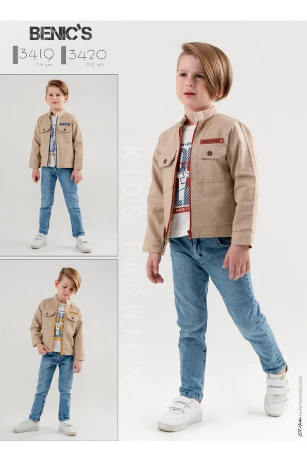 2-5 YEAR Boy PANT SUIT WITH CASUAL JACKET