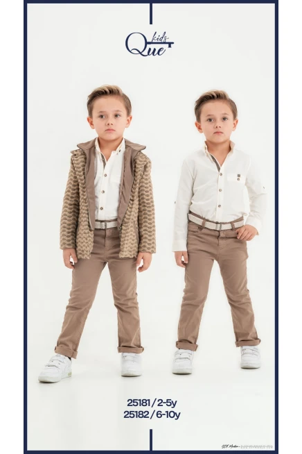 2-5 سنة صبي بدله ستره مع سروال