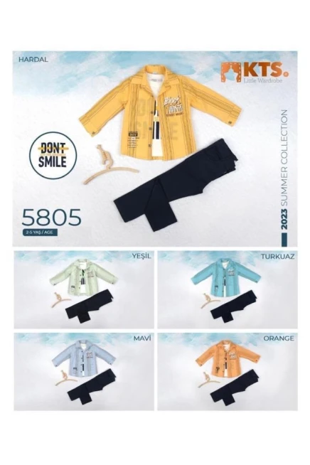 Bady Black White Baskili Gömlek Pantolon Takim