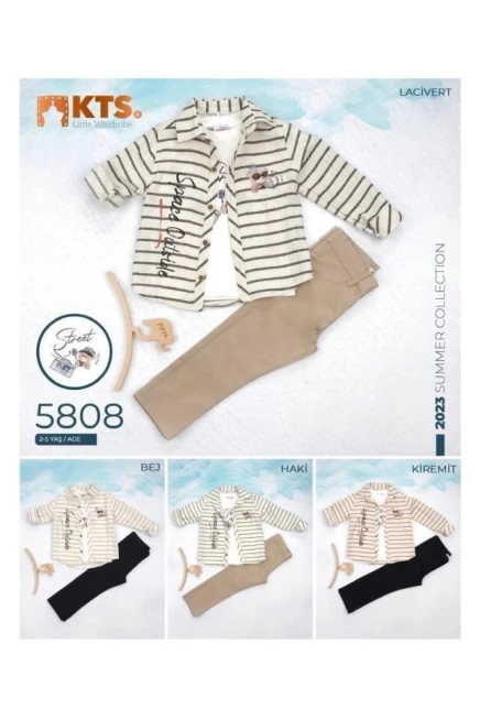 2-5 سنة صبي بدله تيشرت مع سروال