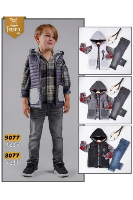 2-5 YEAR Boy PANT SUIT WITH VEST