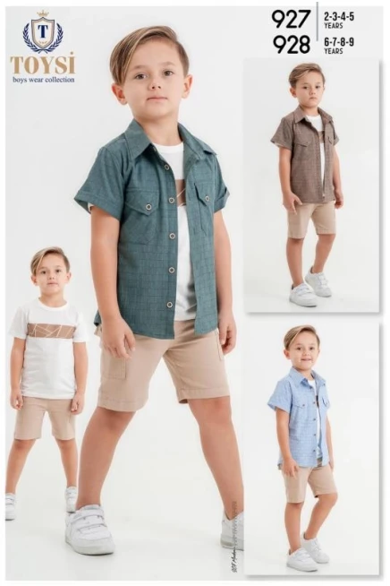 2-5 ГОДА мальчик Рубашка шорты костюм
