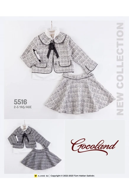 2-5 ГОДА девочка  пиджак с юбкой комплект