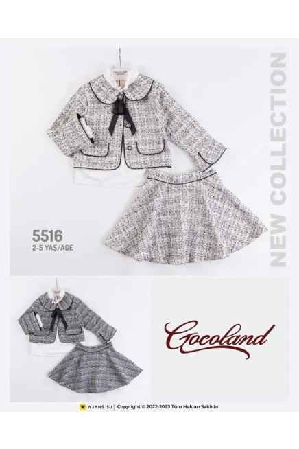 2-5 ГОДА девочка  пиджак с юбкой комплект