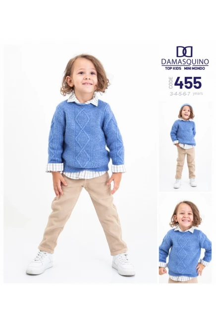 3-7 ГОДА мальчик Свитер брюки костюм