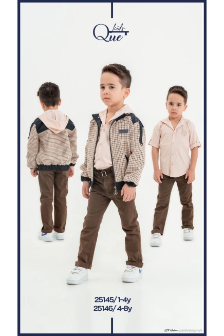 4-8 YEAR Boy PANT SUIT WITH CASUAL JACKET
