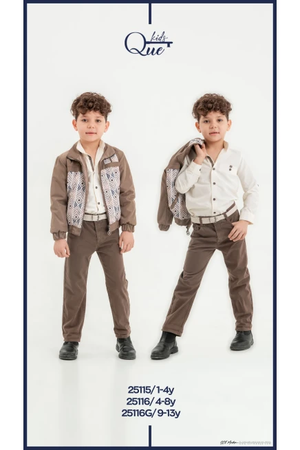 4-8 YEAR Boy PANT SUIT WITH CASUAL JACKET