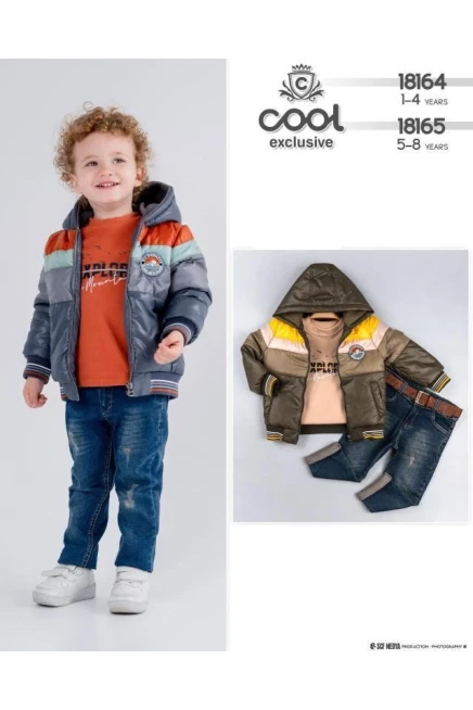 5-8 YEAR Boy PANT SUIT WITH COAT