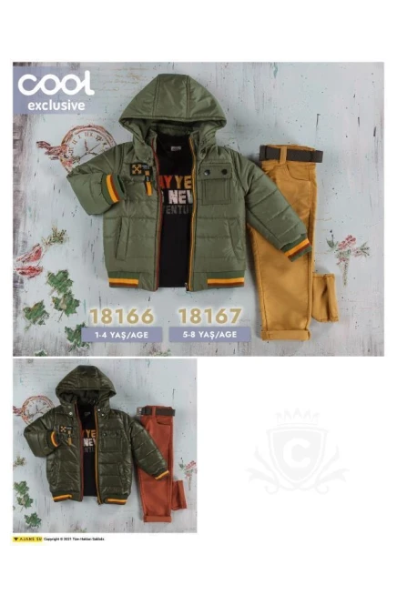 5-8 YEAR Boy PANT SUIT WITH COAT