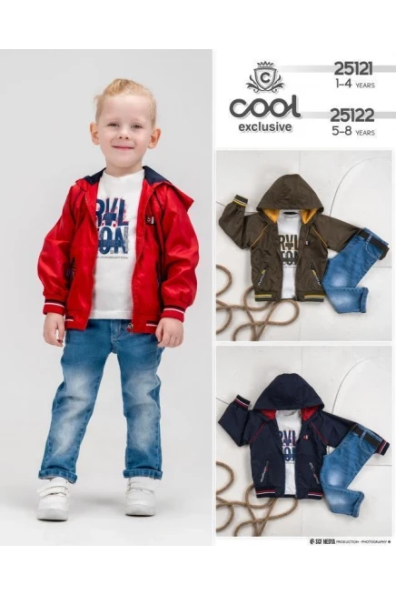 5-8 YEAR Boy PANT SUIT  WITH RAINCOAT