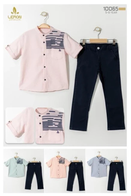 5-8 سنة صبي بدله قميص مع شورت