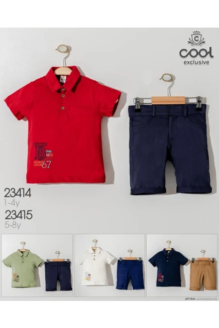 Tişörtlü Şort Takim