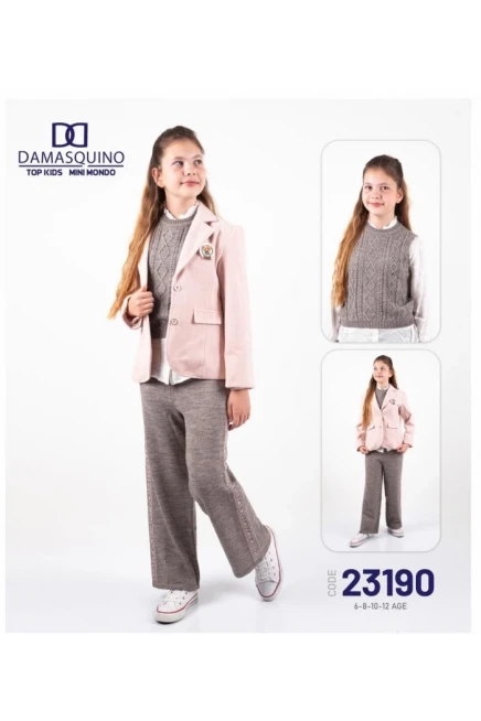 6-12 ГОДА девочка Костюм с пиджаком и брюками